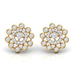 0.57Ct Round Lab-Grown Diamond Gold Stud Earrings