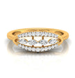 0.17Ct Four Marquise Cut Lab-Grown Diamond Gold Ring