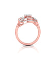 0.49Ct Cluster Double Halo Lab-Grown Diamond Gold Ring