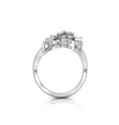 0.24Ct Floral Cocktail Lab-Grown Diamond Gold Ring