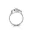 0.21Ct Trillion Shape Cluster Lab-Grown Diamond Gold Ring