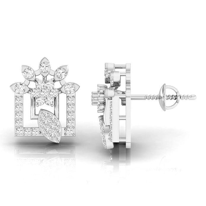 0.32Ct Round Lab-Grown Diamond Gold Stud Earrings