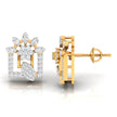 0.32Ct Round Lab-Grown Diamond Gold Stud Earrings