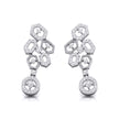 0.70Ct Round Lab-Grown Diamond Gold Dangellers Earrings