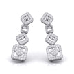 0.59Ct Round Lab-Grown Diamond Gold Dangellers Earrings
