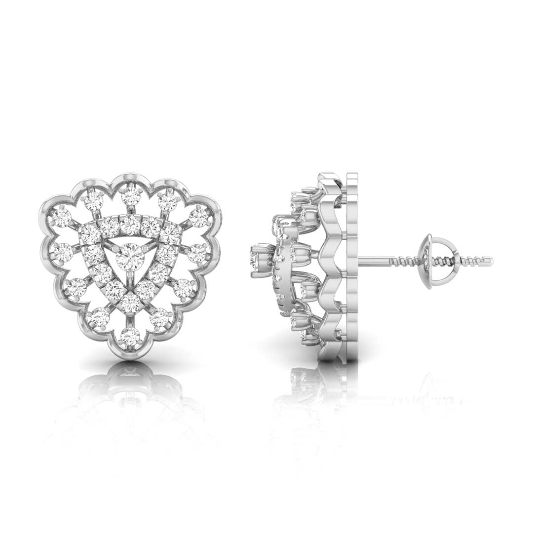 0.34Ct Round Lab-Grown Diamond Gold Stud Earrings