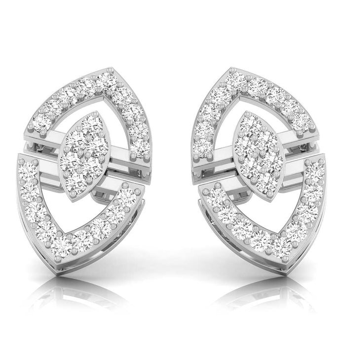 0.22Ct Round Cluster Lab-Grown Diamond Gold Stud Earrings