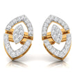 0.22Ct Round Cluster Lab-Grown Diamond Gold Stud Earrings