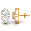 0.22Ct Round Cluster Lab-Grown Diamond Gold Stud Earrings
