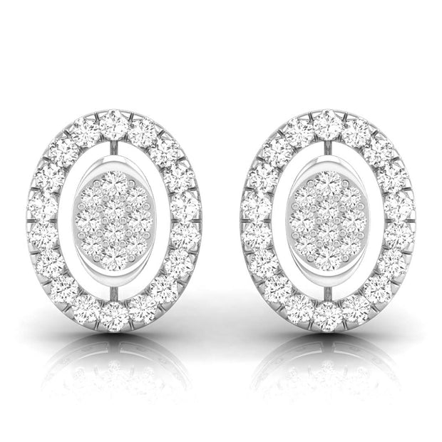 0.28Ct Round Lab-Grown Diamond Gold Stud Earrings