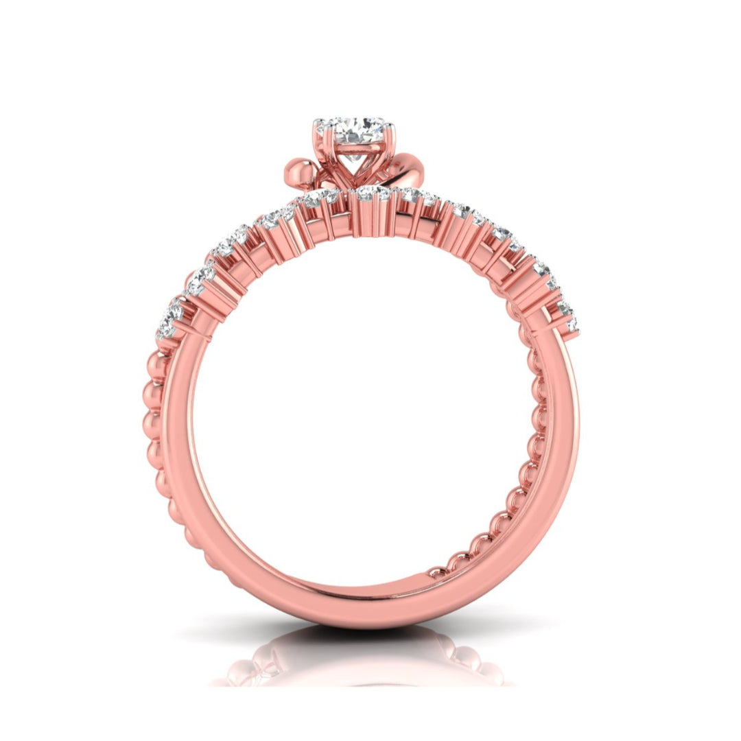 0.36Ct Round Cut Lab-Grown Diamond Enhancer Ring