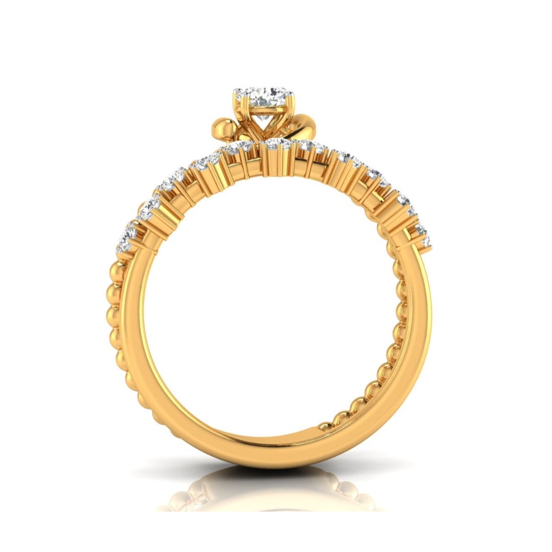 0.36Ct Round Cut Lab-Grown Diamond Enhancer Ring