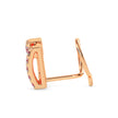 0.06Ct Square Shape Round Lab-Grown Diamond Gold Wire Back Stud Nosepins