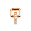 0.03Ct Vertical Bar Prong Set Lab-Grown Diamond Gold Wire Back Stud Nosepins