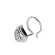 0.02Ct Leaf Style Lab-Grown Diamond Gold Wire Back Stud Nosepins