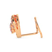 0.07Ct Leaf Shape Prong Set Lab-Grown Diamond Gold Wire Back Stud Nosepins