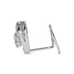 0.07Ct Leaf Shape Prong Set Lab-Grown Diamond Gold Wire Back Stud Nosepins