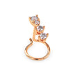 0.06Ct Teardrop Shape Lab-Grown Diamond Gold Wire Back Stud Nosepins