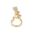 0.06Ct Teardrop Shape Lab-Grown Diamond Gold Wire Back Stud Nosepins