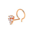 0.05Ct Round Cluster Lab-Grown Diamond Gold Wire Back Stud Nosepins