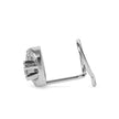 0.07Ct Circle Design Prong Set Lab-Grown Diamond Gold Wire Back Stud Nosepins