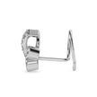 0.06Ct Round Bezel Set Lab-Grown Diamond Gold Wire Back Stud Nosepins