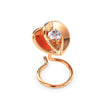0.03Ct Teardrop Design Lab-Grown Diamond Gold Wire Back Stud Nosepins