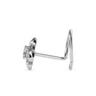 0.03Ct Round Prong Set Lab-Grown Diamond Gold Wire Back Stud Nosepins