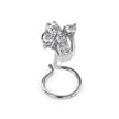 0.06Ct Dainty Prong Set Lab-Grown Diamond Gold Wire Back Stud Nosepins
