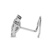 0.08Ct Teardrop Style Lab-Grown Diamond Gold Wire Back Stud Nosepins