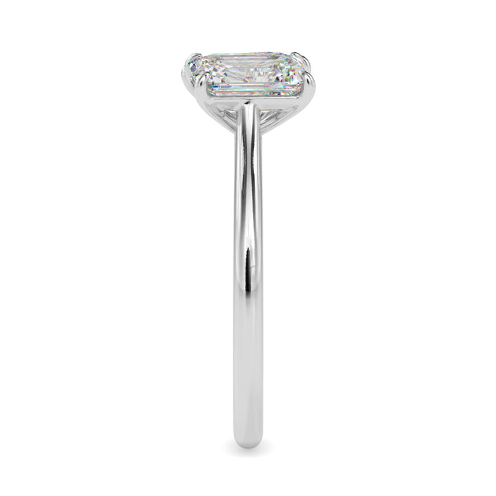 1.91Ct Emerald & Pear Lab-Grown Diamond Toi Et Moi Gold Ring