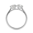 1.77Ct Pear Two Stone Lab-Grown Diamond Toi Et Moi Gold Ring