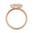 1.88Ct Oval & Pear Lab-Grown Diamond Toi Et Moi Gold Ring