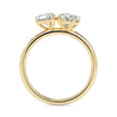 1.88Ct Oval & Pear Lab-Grown Diamond Toi Et Moi Gold Ring