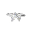 1.75Ct Marquise & Pear Lab-Grown Diamond Toi Et Moi Gold Ring
