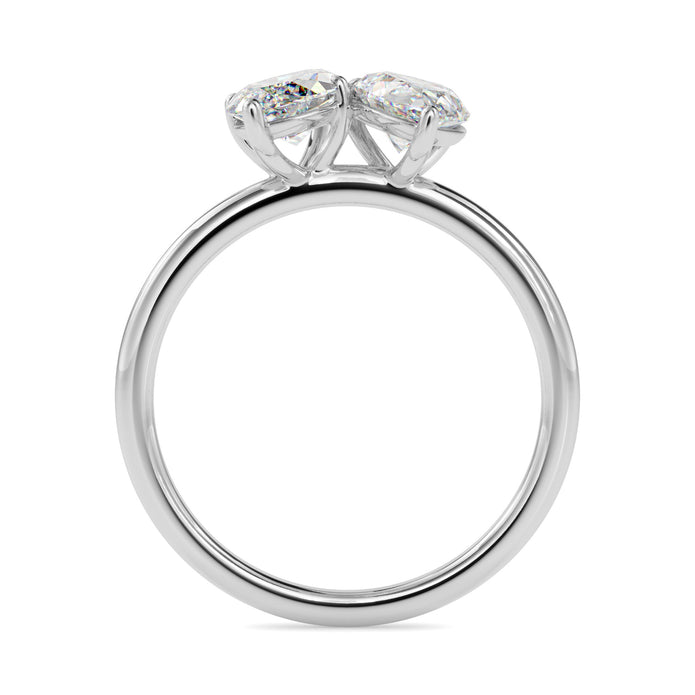 1.75Ct Marquise & Pear Lab-Grown Diamond Toi Et Moi Gold Ring