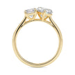 1.99Ct Emerald & Heart Lab-Grown Diamond Toi Et Moi Gold Ring