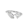 2.00Ct Marquise & Princess Lab-Grown Diamond Toi Et Moi Gold Ring