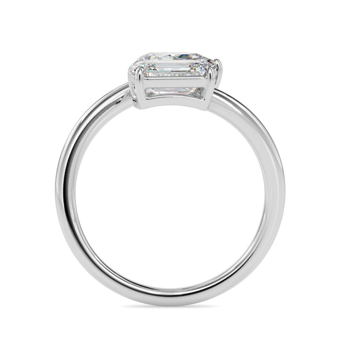 1.88Ct Emerald & Pear Lab-Grown Diamond Toi Et Moi Gold Ring