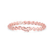 0.02Ct Infinity Link Lab-Grown Diamond Gold Tennis Bracelet