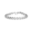 0.02Ct Infinity Link Lab-Grown Diamond Gold Tennis Bracelet