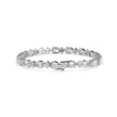 0.76Ct Pear And Round Lab-Grown Diamond Gold Tennis Bracelet