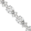 0.76Ct Pear And Round Lab-Grown Diamond Gold Tennis Bracelet
