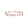 0.29Ct Floral Link Lab-Grown Diamond Gold Tennis Bracelet