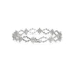 0.29Ct Floral Link Lab-Grown Diamond Gold Tennis Bracelet