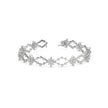 0.29Ct Floral Link Lab-Grown Diamond Gold Tennis Bracelet