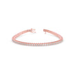 0.06Ct Round Cut Lab-Grown Diamond Gold Tennis Bracelet