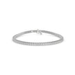 0.06Ct Round Cut Lab-Grown Diamond Gold Tennis Bracelet