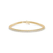 0.06Ct Round Cut Lab-Grown Diamond Gold Tennis Bracelet
