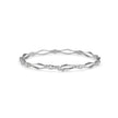 0.15Ct Geometric Links Lab-Grown Diamond Gold Chain Bracelet